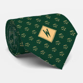 Green Attorney Scales of Justice Stropdas (Opgerold)