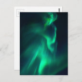 Green Aurora Northern Lights Briefkaart (Voorkant / Achterkant)