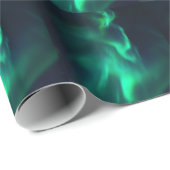 Green Aurora Northern Lights Cadeaupapier (Rol Hoek)