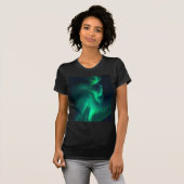 Green Aurora Northern Lights T-shirt (Voorkant volledig)