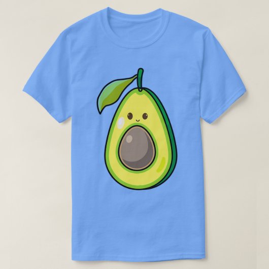 Green Avocado Cute T-shirt (Design voorkant)