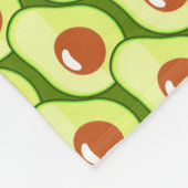 Green Avocado Fleece Deken (Hoek)