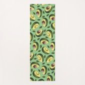Green Avocado Pattern Yogamat (Voorkant)