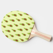 Green Avocado Ping Pong Paddle Tafeltennisbatje (Zijkant)