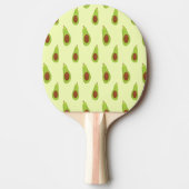 Green Avocado Ping Pong Paddle Tafeltennisbatje (Voorkant)