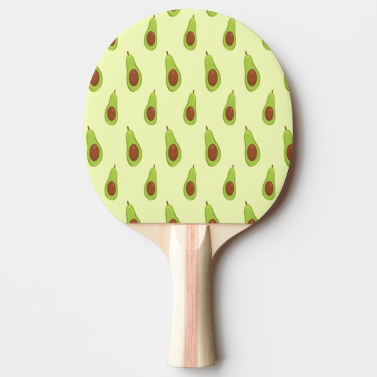 Green Avocado Ping Pong Paddle Tafeltennisbatje (Voorkant)