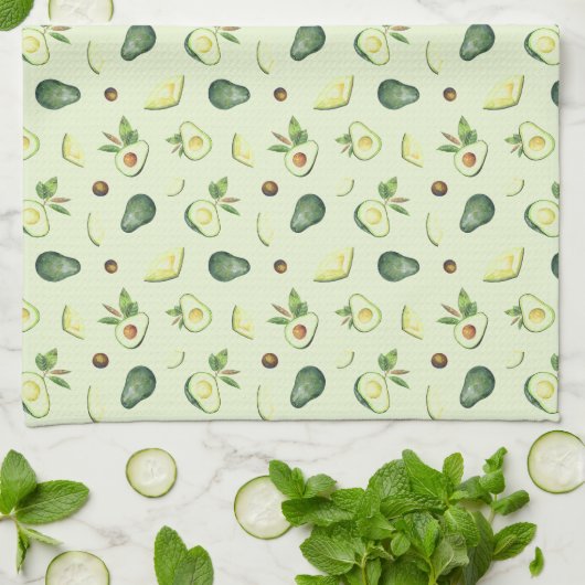 Green Avocados Kitchen Towel Theedoek (Gevouwen)