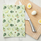 Green Avocados Kitchen Towel Theedoek (Quarter Fold)