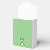 Green Awareness Ribbon Angel Party Favor Boxes Bedankdoosjes (Geopend)