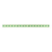 Green Awareness Ribbon Angel Ribbon Satijnen Lint (Voorkant)