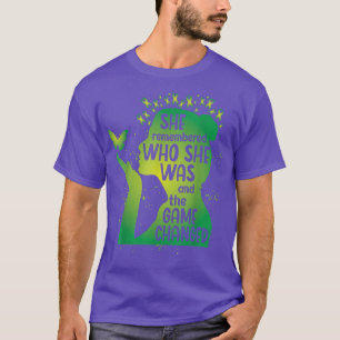 Green Awareness Ribbon Butterfly Mental Health 148 T-shirt