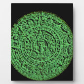 Green Aztec Calendar Fotoplaat (Voorkant)