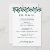 Green Azulejo | GEGEVENS OVER DE bruiloft van Spaa Kaart (Voorkant)