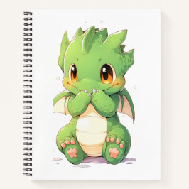 Green Baby Dragon Notitieboek