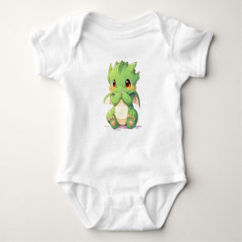 Green Baby Dragon Romper