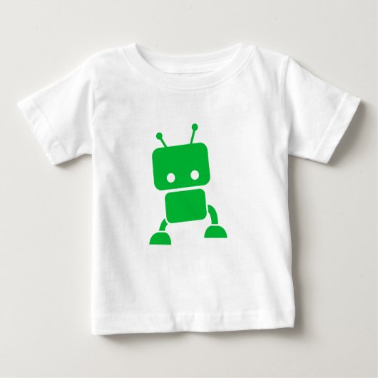Green Baby Robot Baby Clothes (Voorkant)