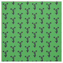 Green Background Cheer Silhouette