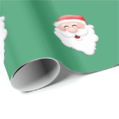 Green Background kerstkerstkerstkerstkerstkerstmis Cadeaupapier (Rol Hoek)
