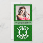 Green Background Lucky Charm (Voorkant)