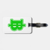 GREEN BAHT SIGN ฿ Thaise ฿ Bagagelabel (Achterkant horizontaal)