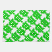 GREEN BAHT SIGN ฿ Thaise ฿ Theedoek (Horizontaal)