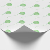 Green balloon Gift Wrapping Paper - Cadeaupapier (Hoek)
