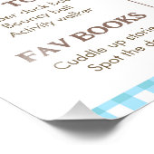 Green Balloons Tractor Verjaardag Mijlpaal Poster (Hoek)