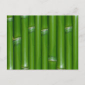 Green Bamboo Briefkaart (Voorkant)