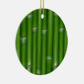 Green Bamboo Keramisch Ornament (Rechts)