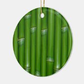Green Bamboo Keramisch Ornament (Links)