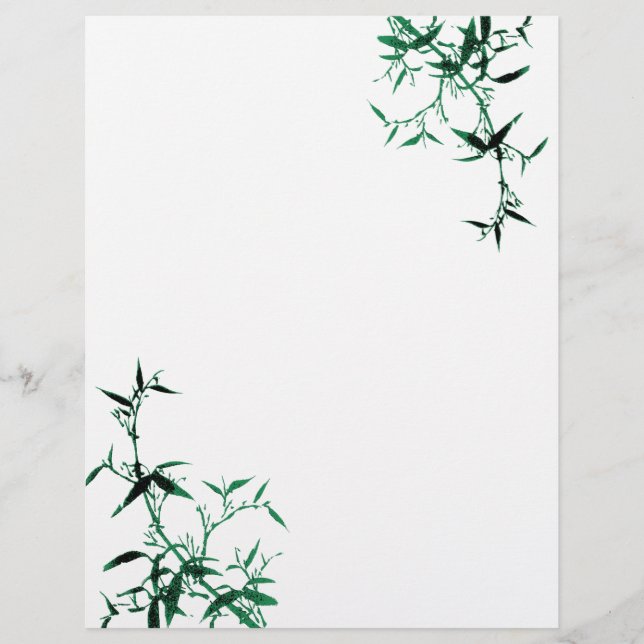 Green Bamboo Letterhead (Voorkant)