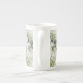 Green Bamboo Mindfulness Yoga Porselein Kop (Achterkant)