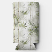 Green Bamboo Mindfulness Yoga Seltzer Blikjeskoeler (Achterkant)