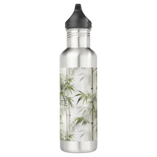Green Bamboo Mindfulness Yoga Waterfles (Rechts)