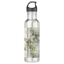 Green Bamboo Mindfulness Yoga Waterfles