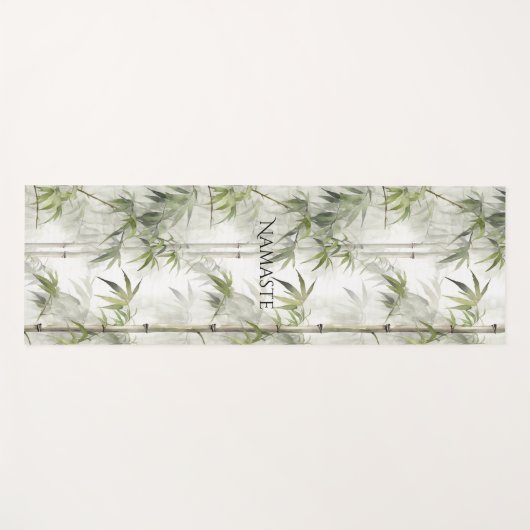 Green Bamboo Mindfulness   Yogamat (Voorkant (horizontaal))