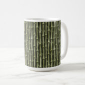 Green Bamboo Natuur Patroon Koffiemok (Voorkant rechts)