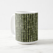 Green Bamboo Natuur Patroon Koffiemok (Voorkant links)