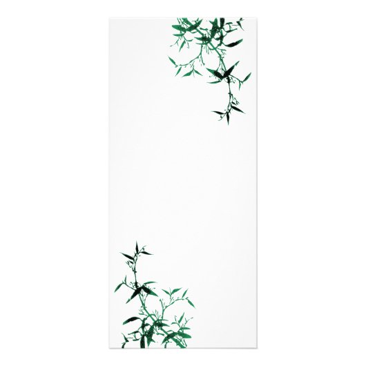 Green Bamboo Rack Kaart (Voorkant)