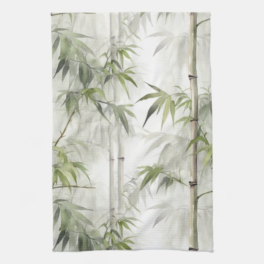 Green Bamboo Serenity Theedoek (Verticaal)