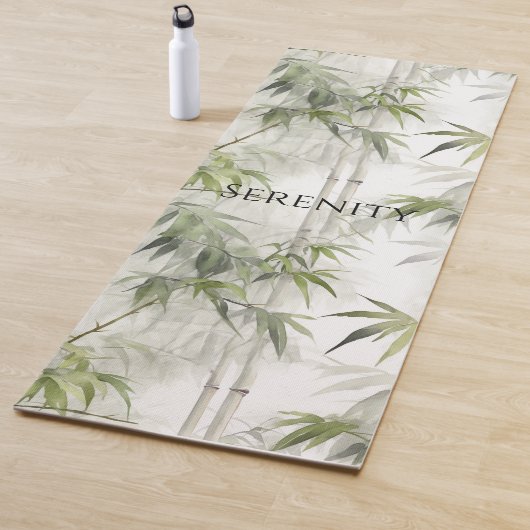 Green Bamboo Serenity Yogamat (In situ)