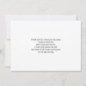 Green Bamboo Stalks Natuur Fotografie Bedankkaart (Achterkant)