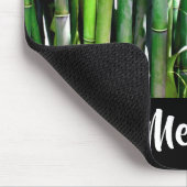 Green Bamboo Stalks Natuur Fotografie Muismat (Hoek)