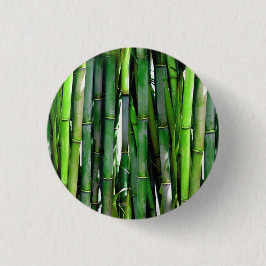 Green Bamboo Stalks Natuur Fotografie Ronde Button 3,2 Cm