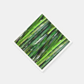 Green Bamboo Stalks Natuur Fotografie Servet (Hoek)