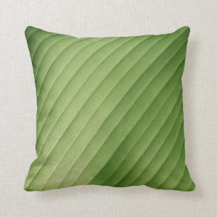 Green Banana Leaf Kussen
