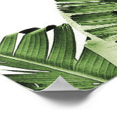 Green Banana Leaf Poster (Hoek)