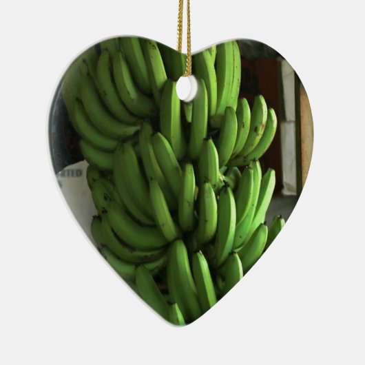 Green Bananas Keramisch Ornament (Rechts)
