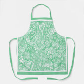 Green Bandana Print Schort (Voorkant)