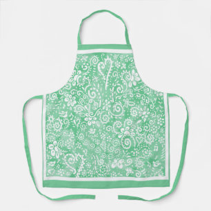 Green Bandana Print Schort